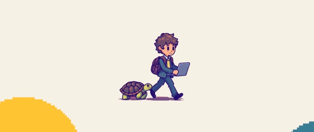 该 AI 顾问 Albert 也有一只漫游者喜欢的宠物龟，形象是 Joe 用 Midjourney 生成的。